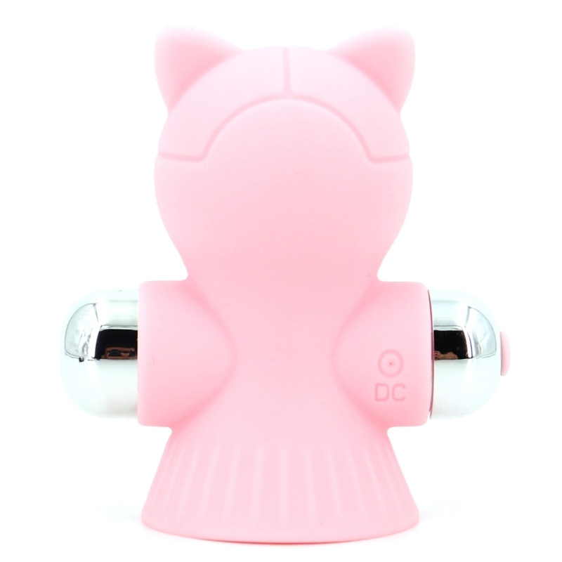 Generique Stimulateur de tétons vibrant Cute Kitty 10 Vibrations